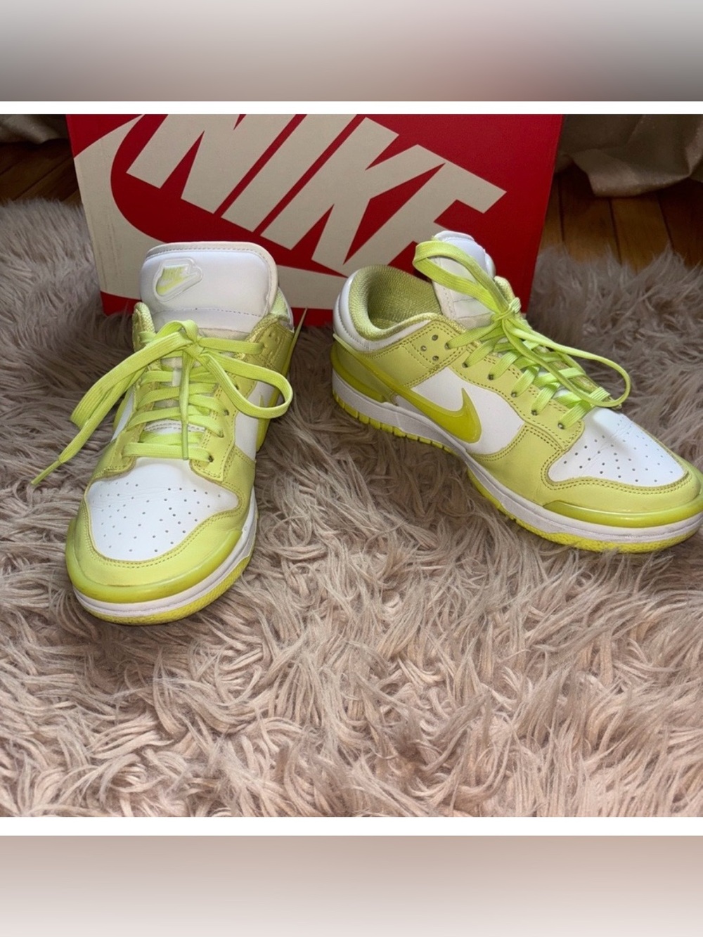 Nike Dunk Low Lemon Twist.
Women: Size 9 / Men: 7.5